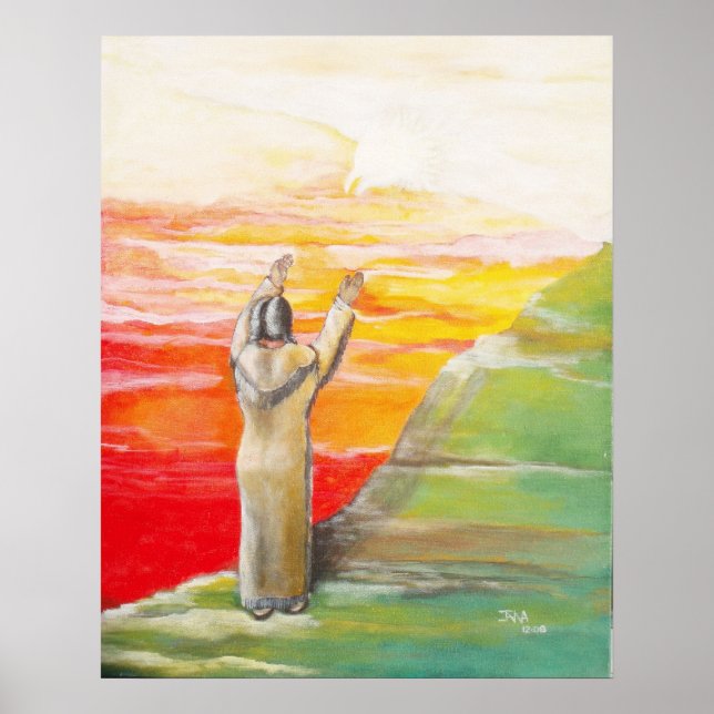 Anropar Eagle Ancestors-utskrift Poster (Framsidan)