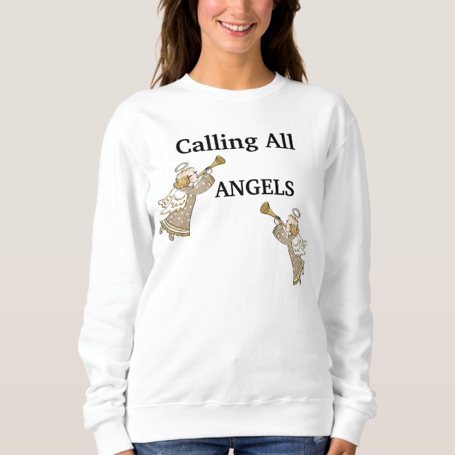 Anropar hela Änglar T Shirt (Framsida)