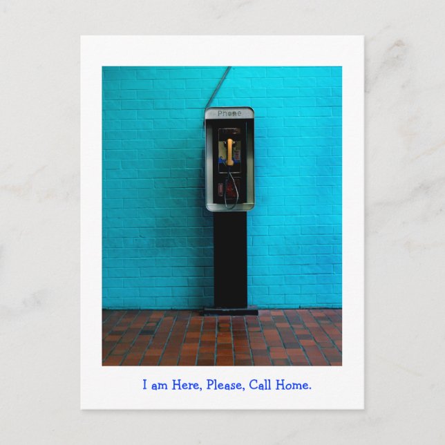 Anropar hem vykort (Framsida)