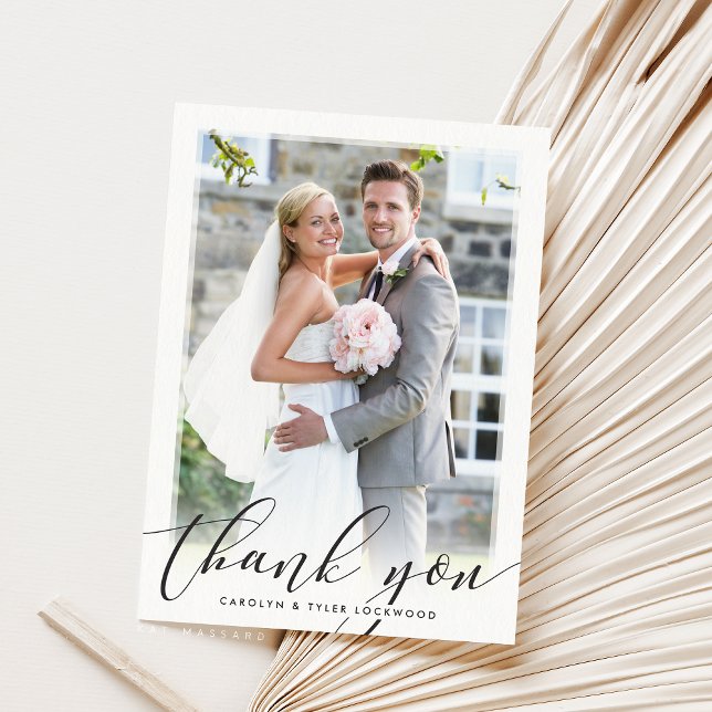 Anropsrografi för PHOTO-elegant Tack Kort (Skapare uppladdad)