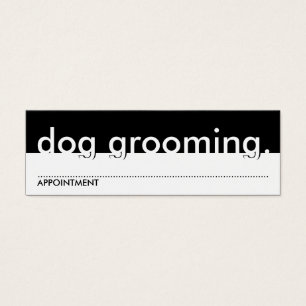 ansa för hund. (möte kort) litet visitkort