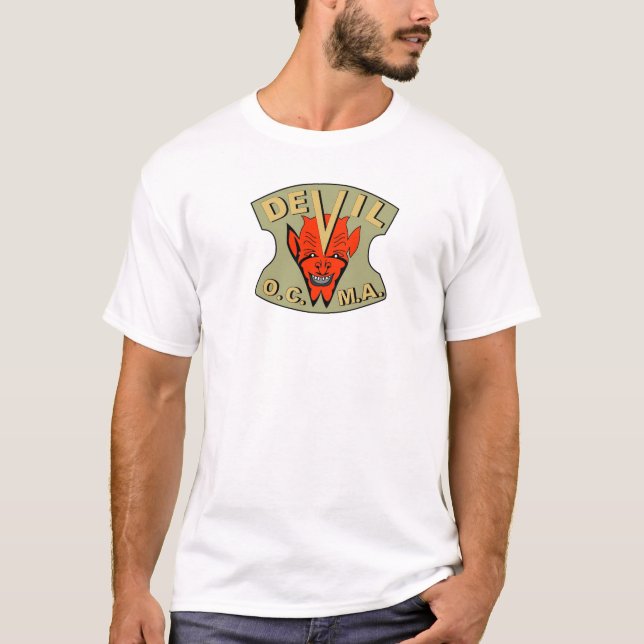 Ansaldo Moto djävulen, OCMA/motorcyklar T Shirt (Framsida)