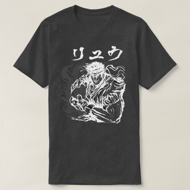 Ansatsuken Warrior Shadow T Shirt (Design framsida)