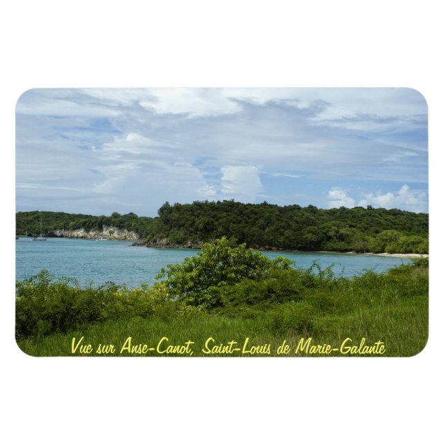 Anse Canot, Saint-Louis de Marie-Galante Magnet (Horisontell)