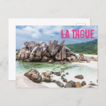 Anse Cocos Seychellerna La Digue Strand present