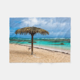 Anse des Rochers strand Fleecefilt