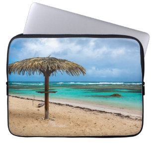 Anse des Rochers strand Laptop Fodral