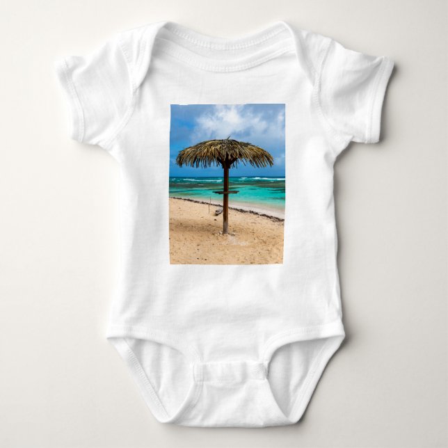 Anse des Rochers strand T Shirt (Framsida)