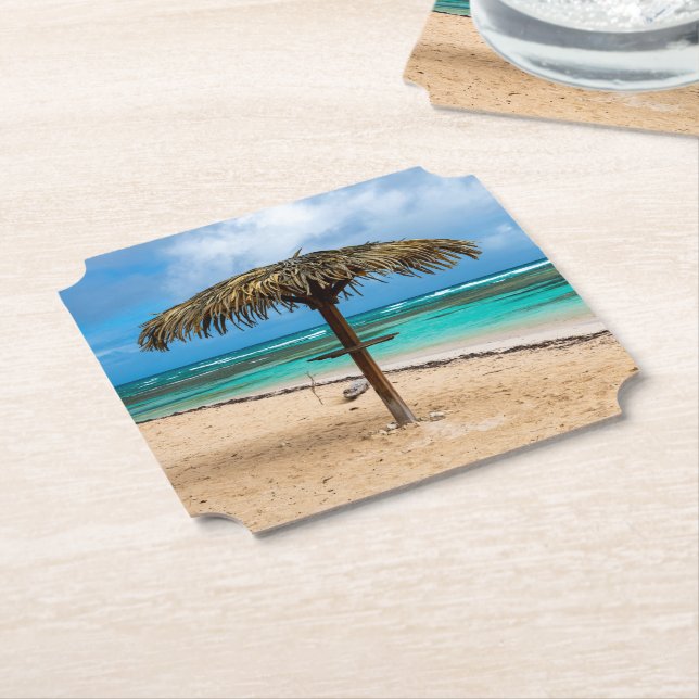 Anse des Rochers strand Underlägg Papper (Vinklad)