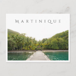 Anse Noire (Black sand beach), Martinique travel Vykort