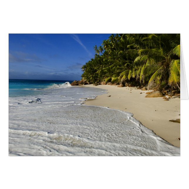 Anse Victorin Beach 2 Hälsningskort (Framsidan Horizontal)