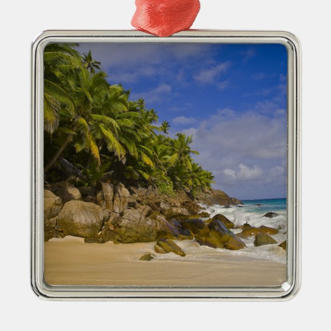 Anse Victorin-stranden 4 Julgransprydnad Metall (Framsidan)