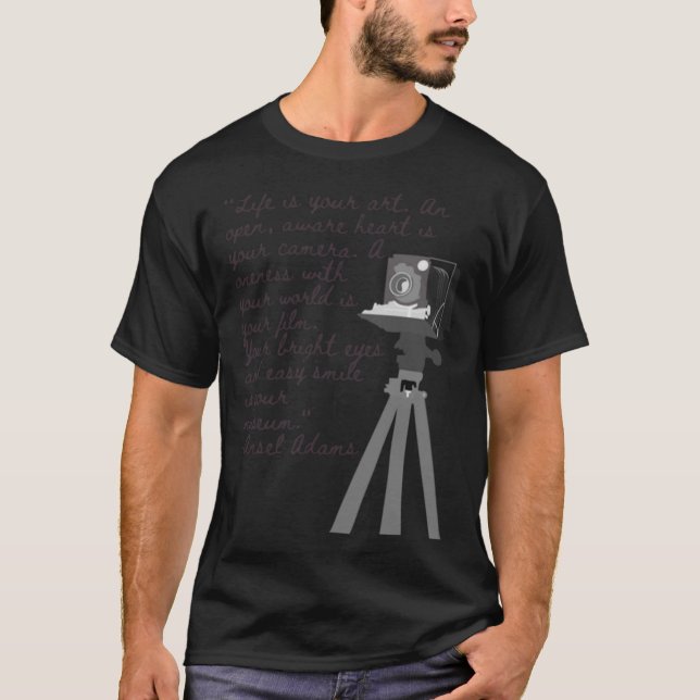 Ansel Adams-citattecken Classic T-Shirt (Framsida)