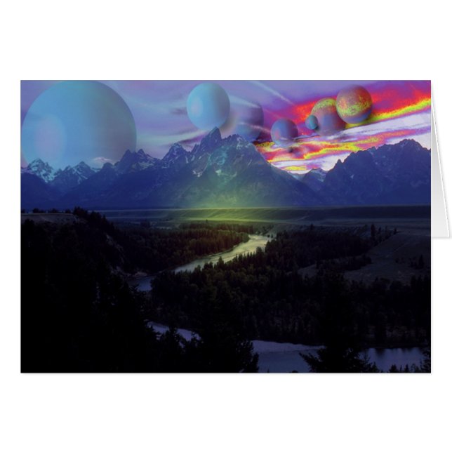 Ansel Adams, Drs. Owsley och Leary. Hälsningskort (Framsidan Horizontal)