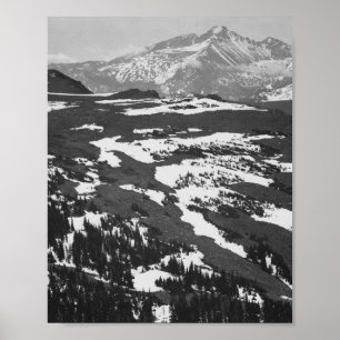 Ansel Adams - Långvarigt Rocky Mountain Poster