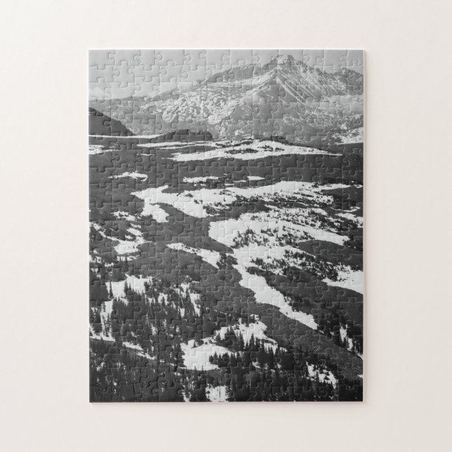 Ansel Adams - Långvarigt Rocky Mountain Pussel (Vertikal)