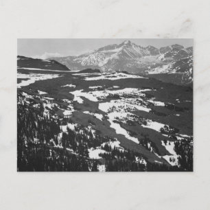 Ansel Adams - Långvarigt Rocky Mountain Vykort