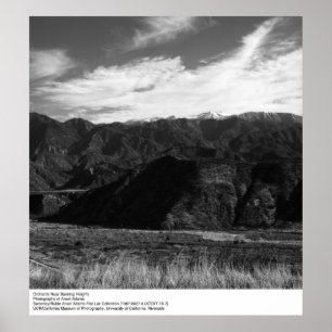 Ansel Adams odlingar nära Banning Heights Poster