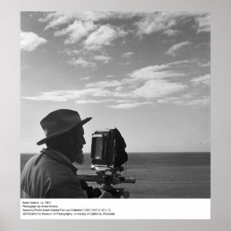 Ansel Adams Självporträtt, ca. 1967 Poster