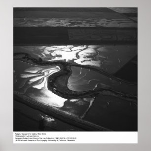 Ansel Adams syn på Sacramento-dalen Poster