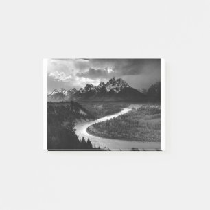 Ansel Adams The Tetons and the Snake River 1942 Post-it Block