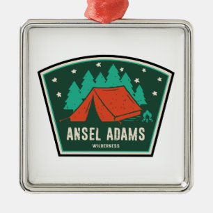 Ansel Adams Wilderness California Camping Julgransprydnad Metall