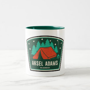 Ansel Adams Wilderness California Camping Två-Tonad Mugg