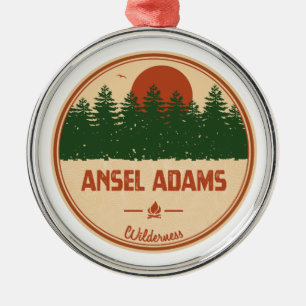 Ansel Adams Wilderness California Julgransprydnad Metall