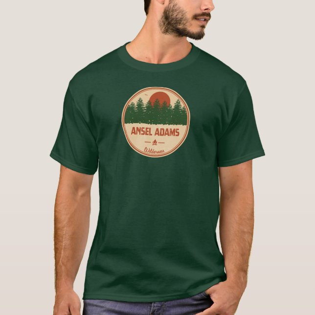 Ansel Adams Wilderness California T Shirt (Framsida)