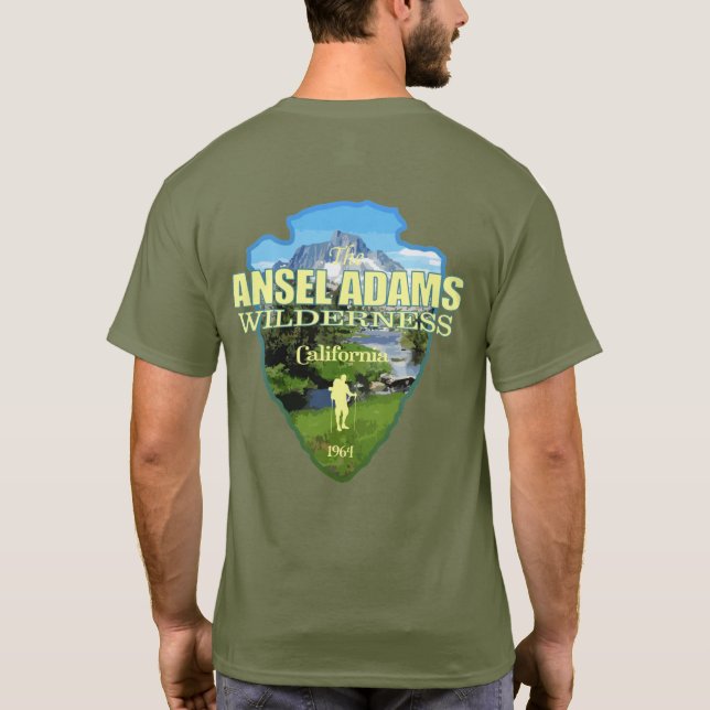 Ansel Adams Wilderness (pilhuvud) T Shirt (Baksida)