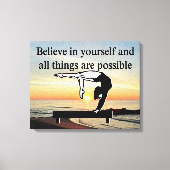 ANSER ATT GYMNAST DREAMS CANVASTRYCK (Framsida)