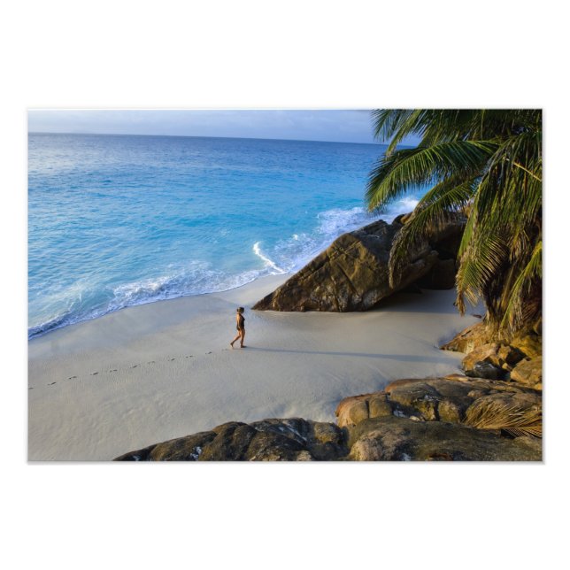 Ansi Victorin-stranden, Fregate Island Fototryck (Framsidan)