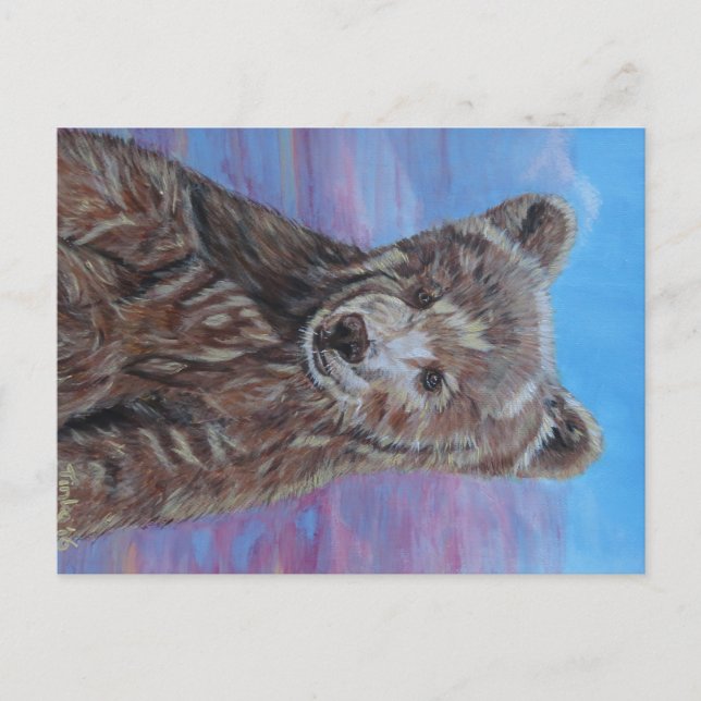 Ansichtkaart Beer. Vykort (Framsida)