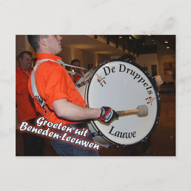 Ansichtkaart Grote trom Vykort (Framsida)