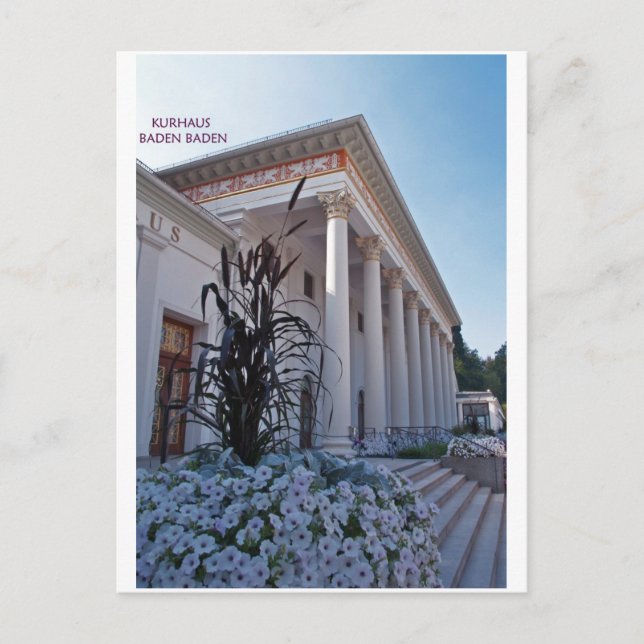 Ansichtskarte Baden-Baden Vykort (Framsida)