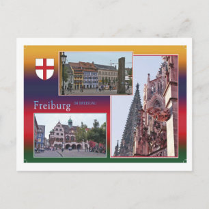 Ansichtskarte Freiburg Vykort