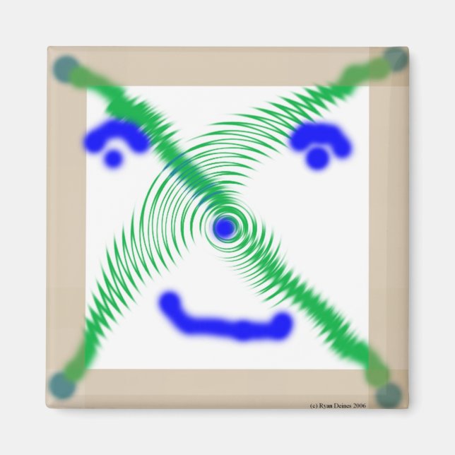 Ansikte 11 magnet (Framsidan)