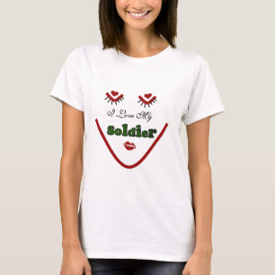Ansikte älskar jag min soldatTshirts och gåvor Tröja