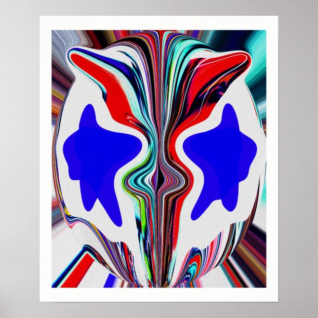 Ansikte av en utlänning poster (Framsidan)