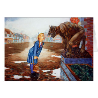 Ansikte av hälsningskort