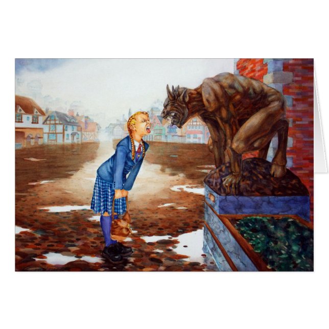 Ansikte av hälsningskort (Framsidan Horizontal)