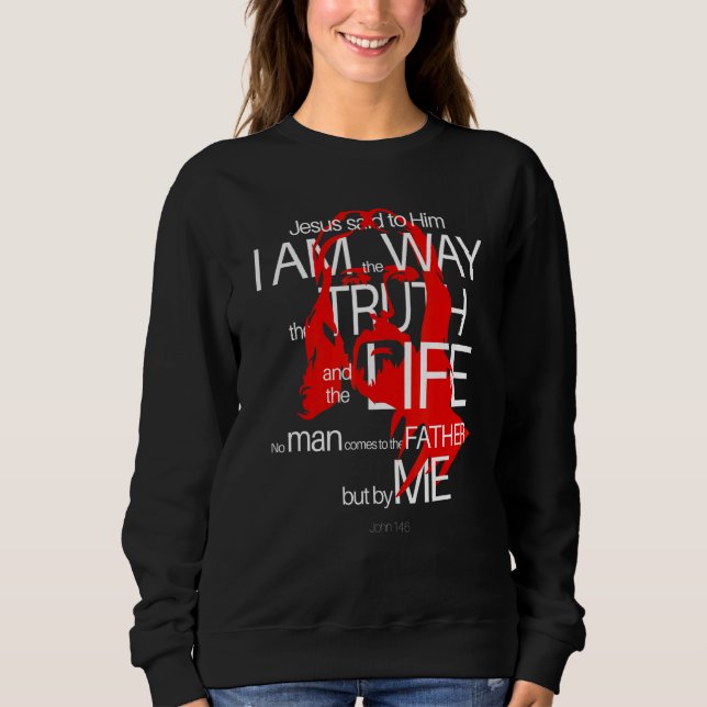 Ansikte av Jesus hur sanning Life John 146 Fantast T Shirt (Framsida)
