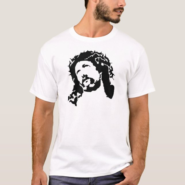 Ansikte av Jesus T-shirt (Framsida)