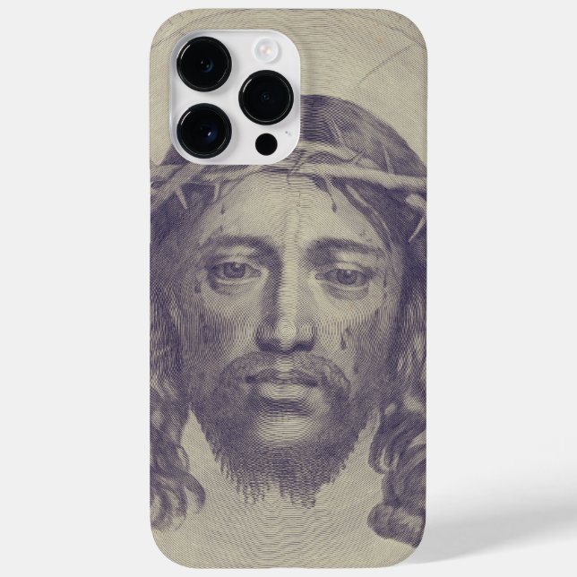 Ansikte av Kristus på St Veronicas Veil Heliga Ans (Baksida)