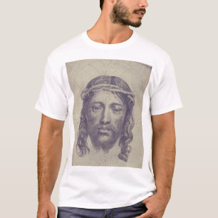 Ansikte av Kristus på St Veronicas Veil Heliga Ans T Shirt