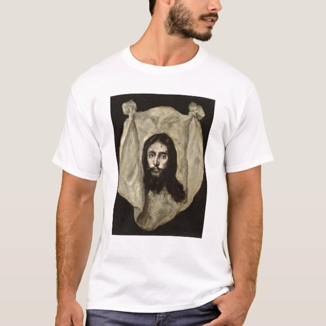 Ansikte av Kristus T Shirt (Framsida)