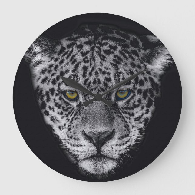 Ansikte av leopard stor klocka (Framsida)