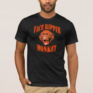 Ansikte-Baddare apa (orangen) Tee Shirt