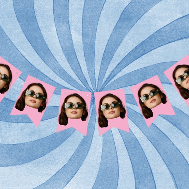 Ansikte Banner, Anpassningsbar Ansikte, 30:e 40:e  Vimplar (Skapare uppladdad)