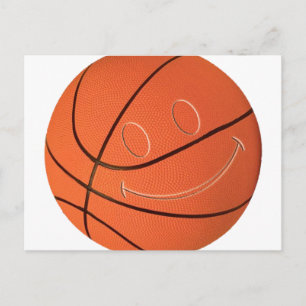 ANSIKTE BASKETBALL VYKORT